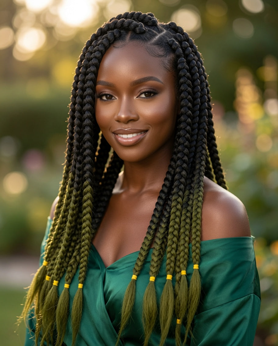 Jumbo Braid Colour Green